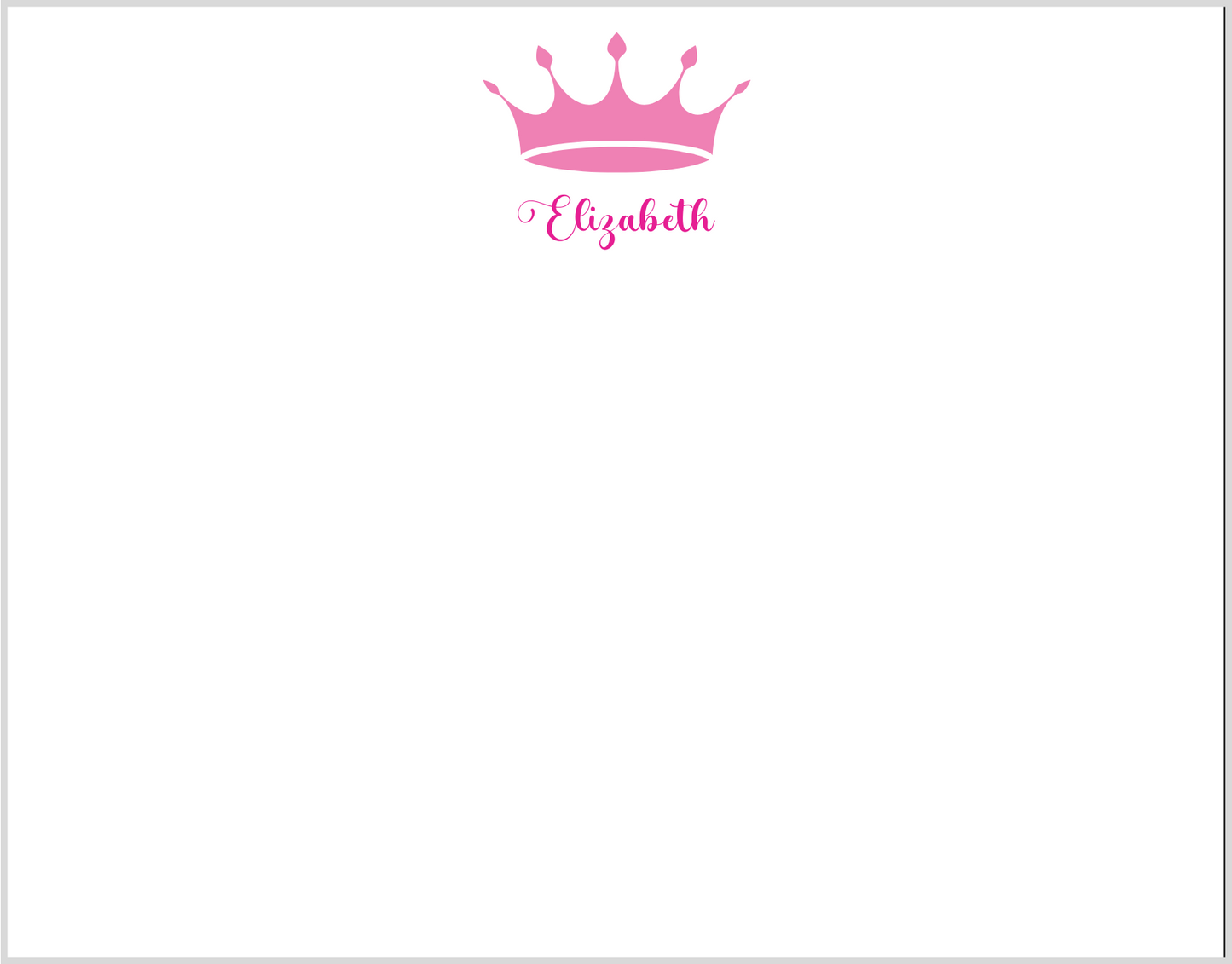 Mimi Paper Petite Note Personalized - Crown