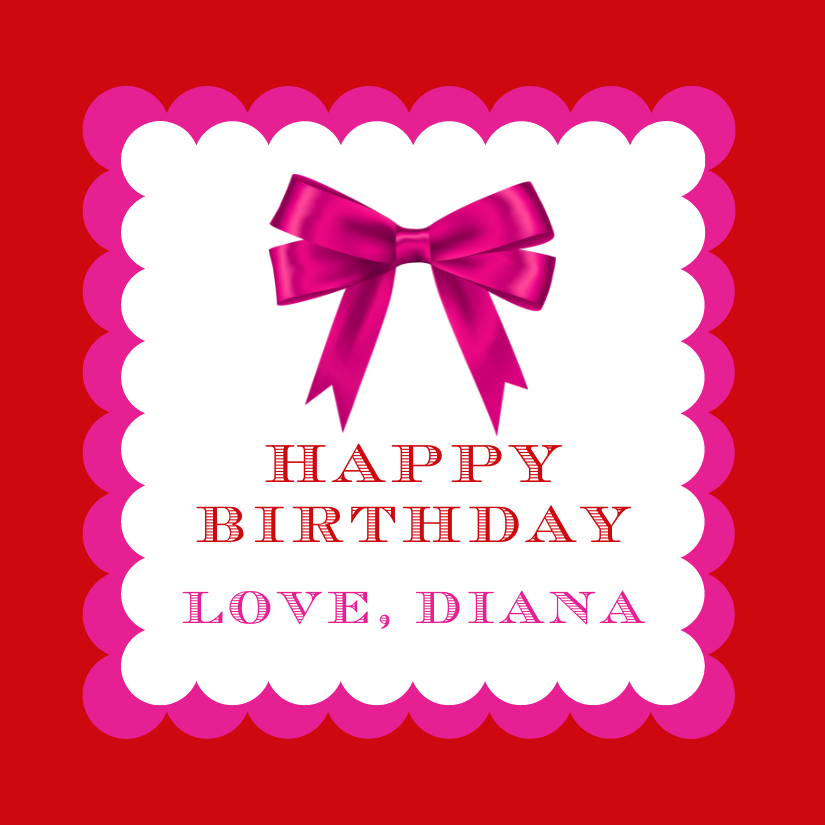 Mimi Paper Sticker -  Birthday Bows