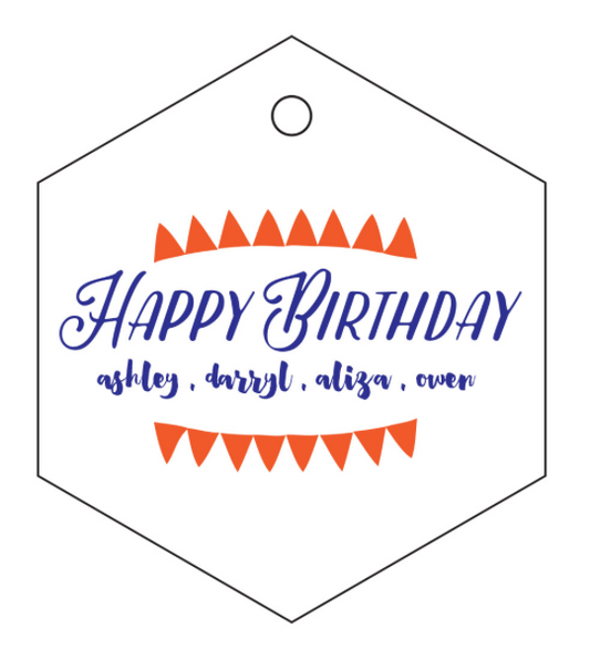 Letterpress Tag - T91