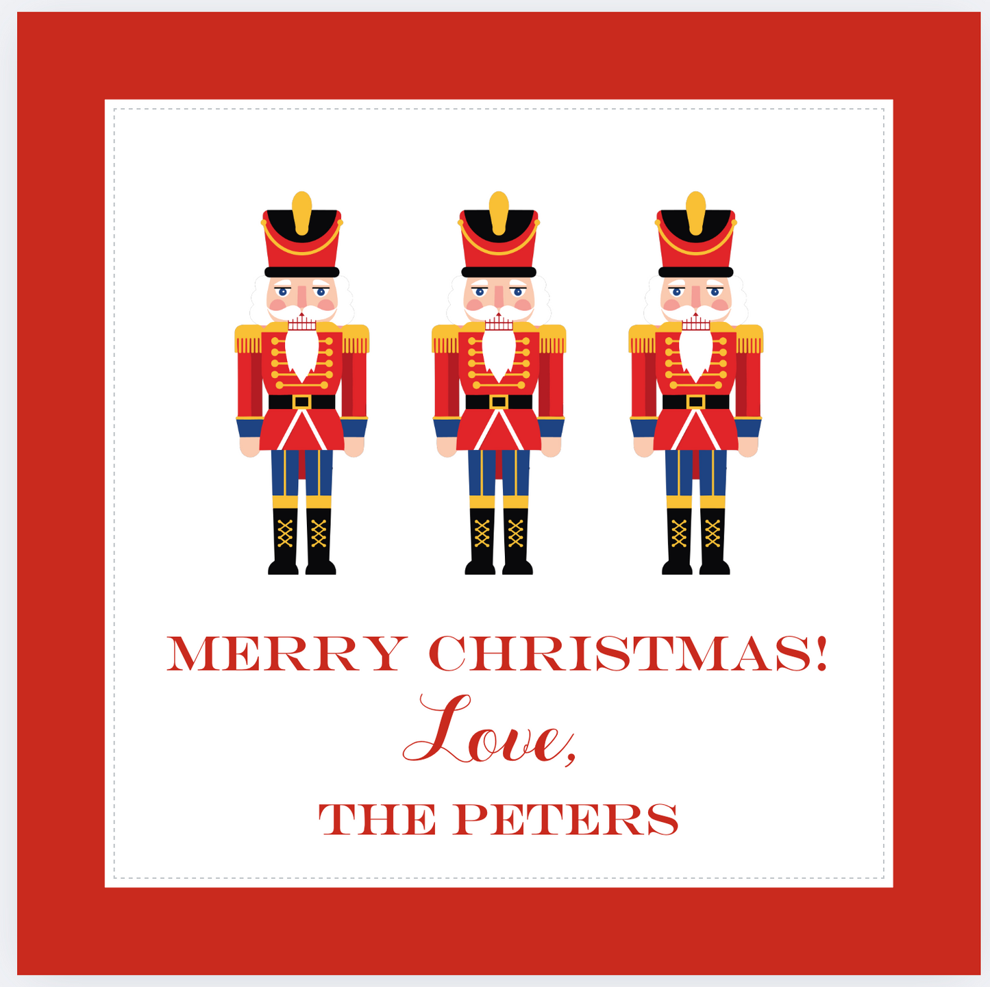 Mimi Paper Holiday Sticker - Nutcracker