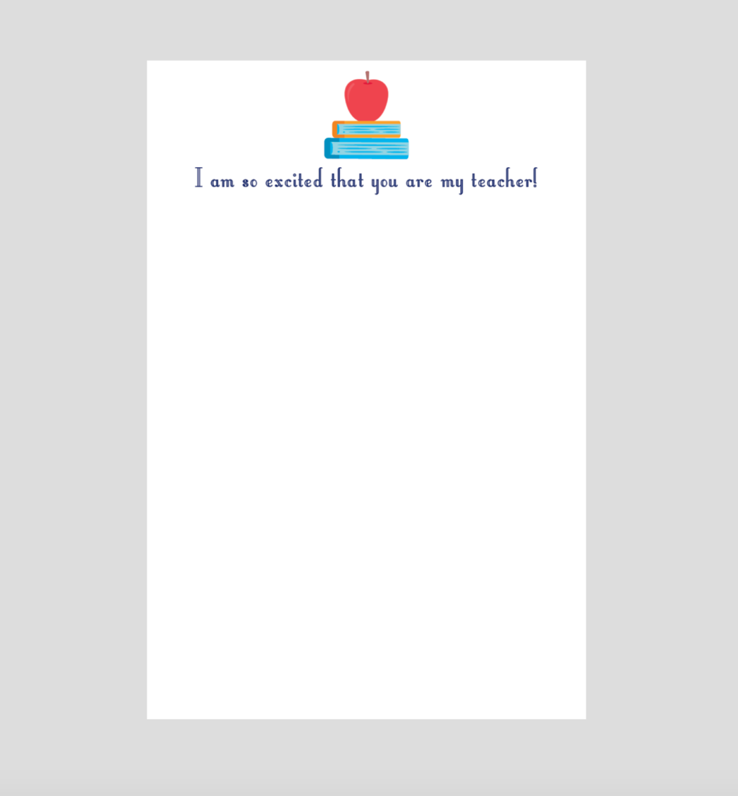 Mimi Paper Notepad  - Teacher