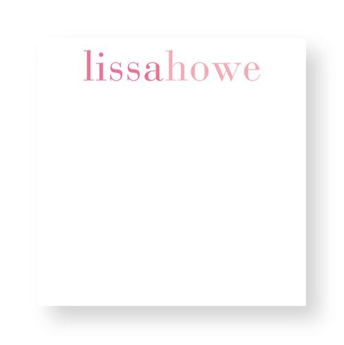 HP Notepad Block Pinks