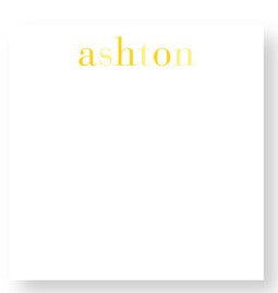 Notepad Shaded Yellows