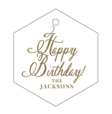 Letterpress Tag - T239