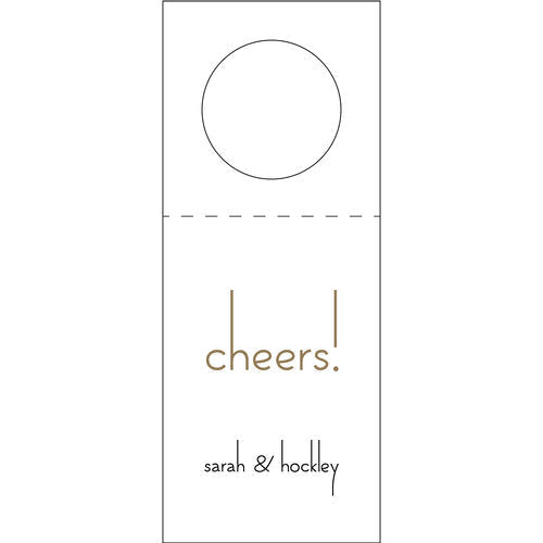 Letterpress Wine Tag - W377