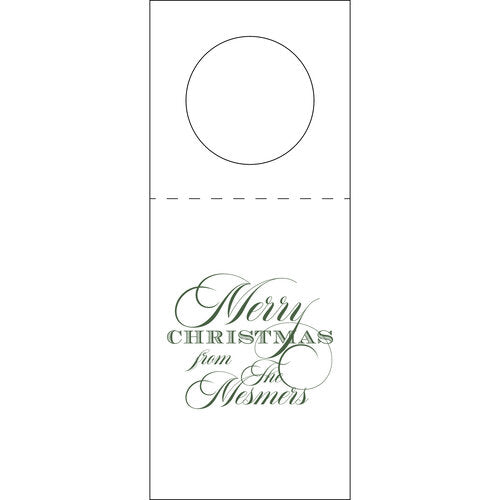Letterpress Wine Tag - W400
