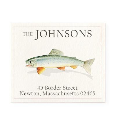 Return Address Label - Speckled Trout