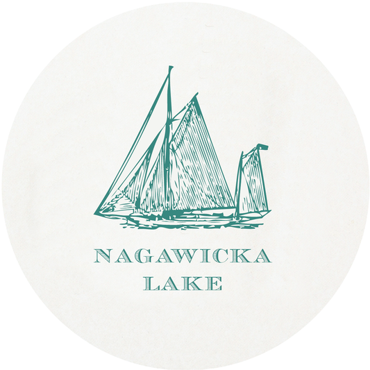 Letterpress Coaster - CT22 Sailboat