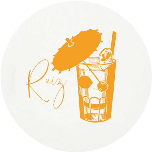 Letterpress Coaster - Cocktail