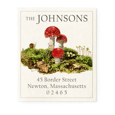 Return Address Label - Red Cap