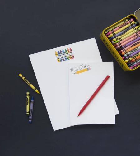 HP Notepad Custom Crayons NP-112