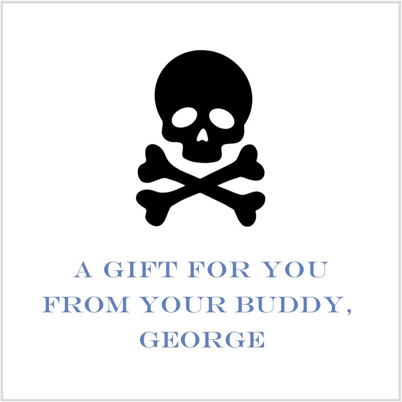 Mimi Paper Sticker - Skull + Crossbones